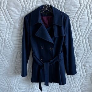 Via Spiga Navy Pea Coat